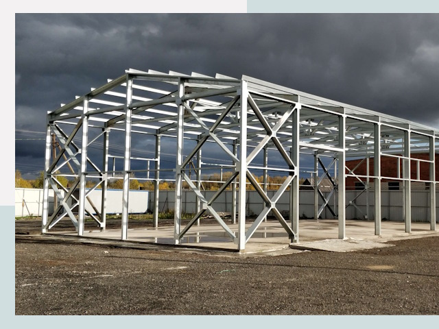 Двускатные ангары в Нерюнгри от 652 руб. за квадрат