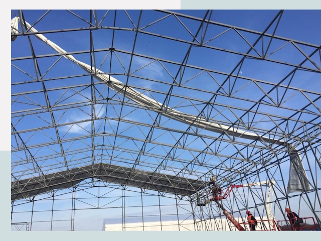 Шатровые ангары от 652 руб. в Нерюнгри и Якутии