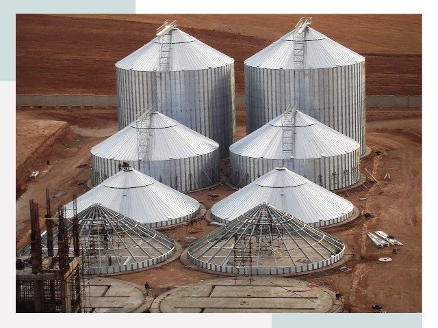 Строительство зерновых силосов в Нерюнгри