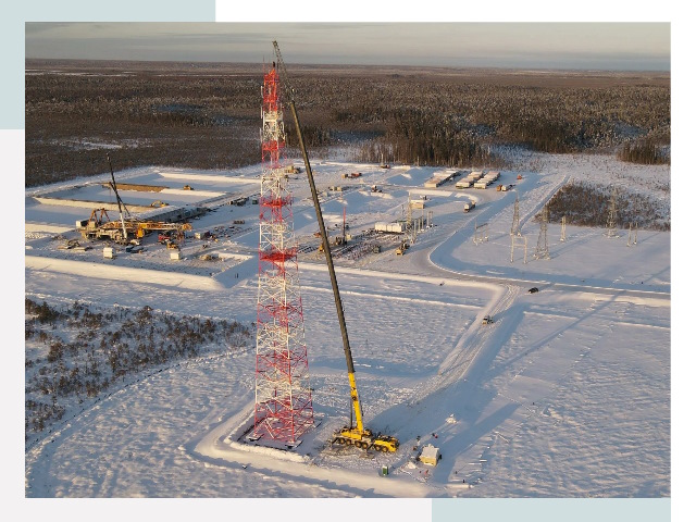 Мачты связи в Нерюнгри