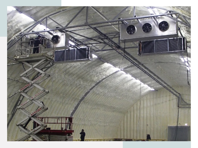 Оснащение ангаров в Нерюнгри