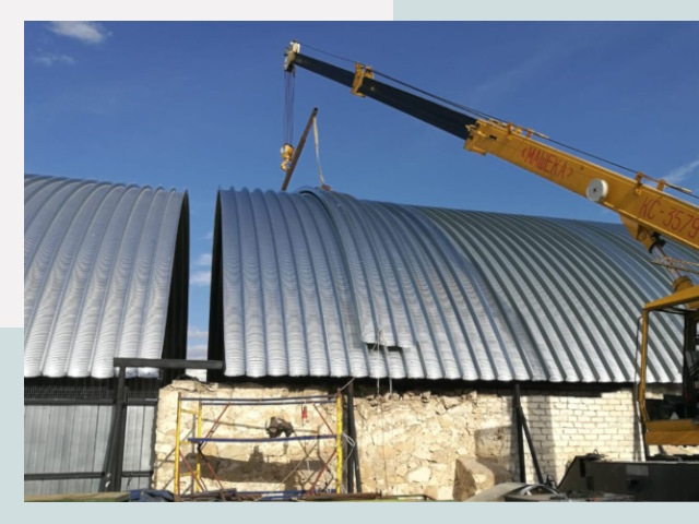 Реконструкция ангаров в Нерюнгри от 652 руб.