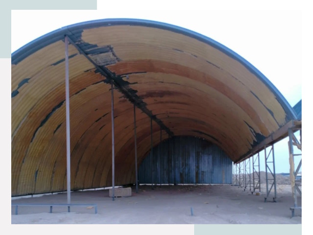 Реконструкция ангаров в Нерюнгри