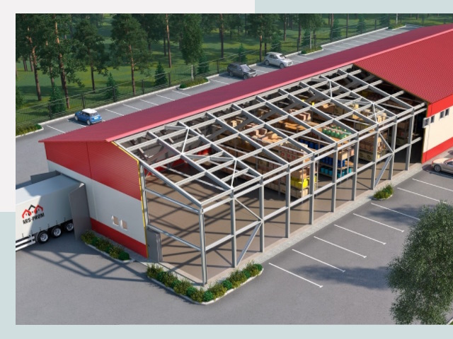 Проектирование ангаров в Нерюнгри от 652 руб.